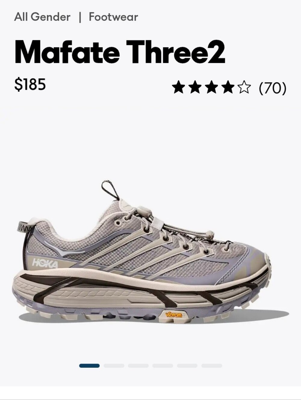 Brand New Never Worn Hoka Mafate Three 2 Women's Size 9.5 Men's Size 8.5